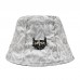 Men’s Cotton Polyester Outdoor Casual Leopard Jacquard Tie Dye Bucket Hat Street Sun Hat