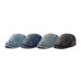 Men Denim Distressed Frayed Breathable Sunshade Short Brim Casual Vintage Forward Hats Beret Flat Caps