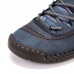 Men’s Leather Soft Hand Sewn Lace  Up Non  Slip Wearable Casual Booties