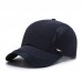 Men’s Taslon Fabric Mesh Breathable Sunscreen Adjustable Outdoor Sports Baseball Cap