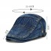 Men Casual Made  Old Denim Sunshade Short Brim Beret Flat Hats