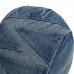 Men Denim Breathable Sunshade Short Brim Casual Vintage Forward Hats Beret Flat Caps