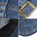 Men Casual Made  Old Denim Sunshade Short Brim Beret Flat Hats