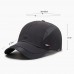 Men’s Taslon Fabric Mesh Breathable Sunscreen Adjustable Outdoor Sports Baseball Cap