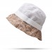 Men’s Cotton Polyester Outdoor Casual Leopard Jacquard Tie Dye Bucket Hat Street Sun Hat